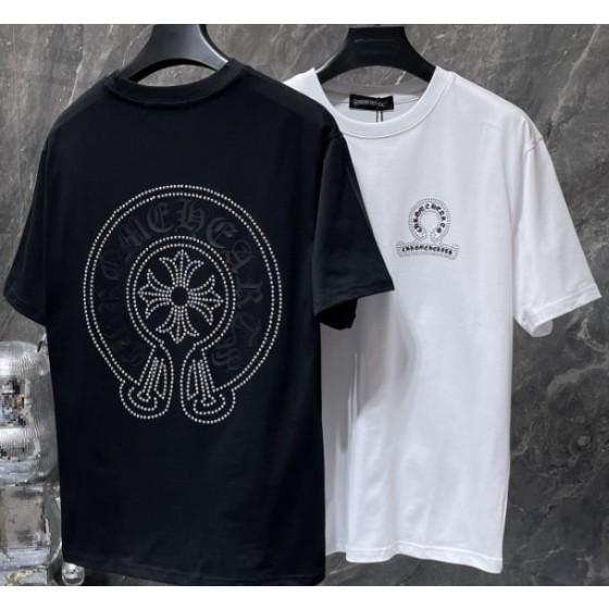 Chrome Hearts Rhinestone Horseshoe Tee